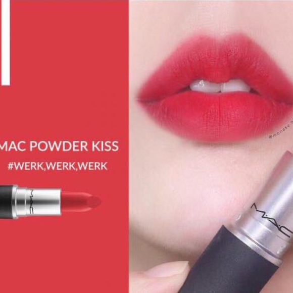 MAC Werk Werk Werk Powder Kiss Lipstick - Brand new in box - unopened - Picture 7 of 7